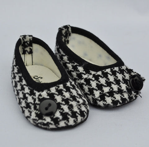 18" Doll Houndstooth Flats