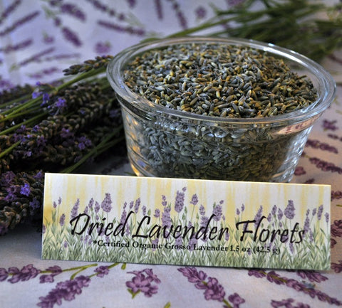 Dried Organic Lavender Florets